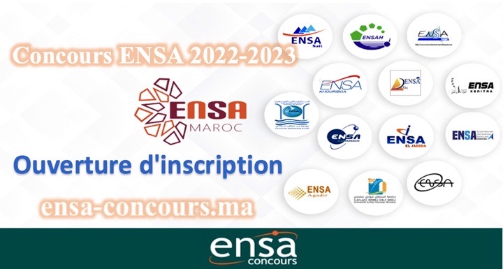 Inscription au Concours ENSA 2022/2023